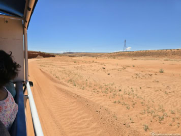 Weg zum Upper Antelope Canyon