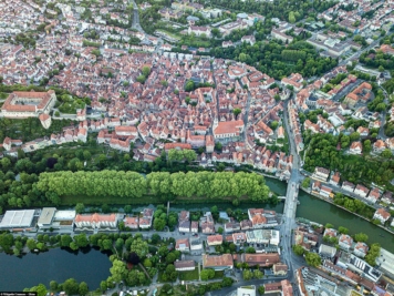 Luftaufnahme von Tübingen
