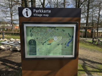 Parking map of the Center Parcs Eifel