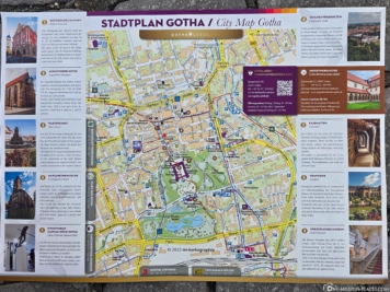 Stadtplan von Gotha