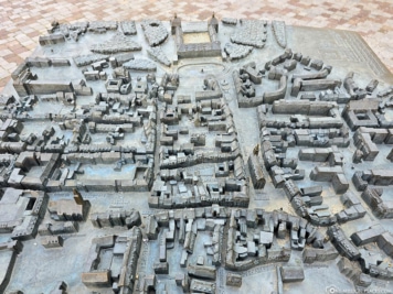 Modell der Altstadt von Gotha