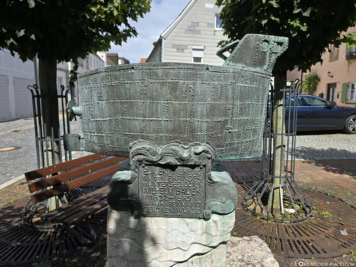 Wilhelm Bauer submarine statue  