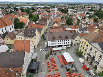 Markplatz in Lauingen