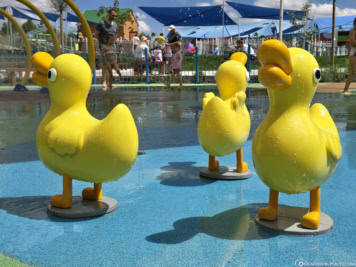 Mud puddles water playground