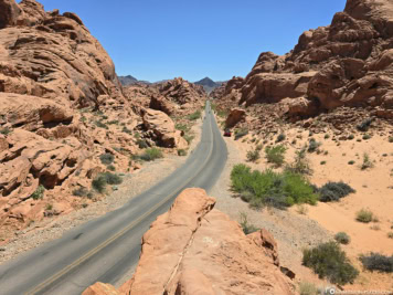 Mouse's Tank Road im Valley of Fire