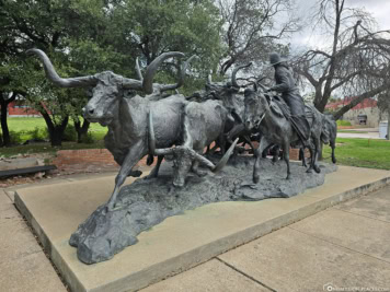 Statues de Longhorns