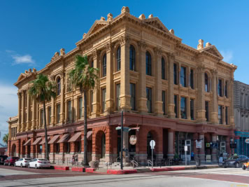 Historische Gebäude in Downtown