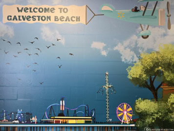 Willkommen am Galveston Beach