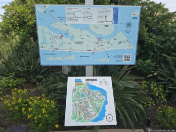 Plan von Galveston Island
