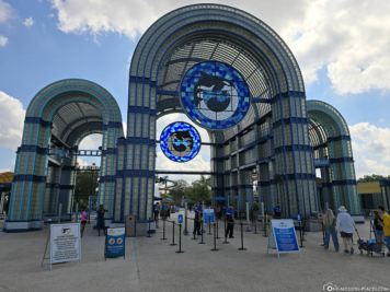 Eingang zu SeaWorld & Aquatica San Antonio