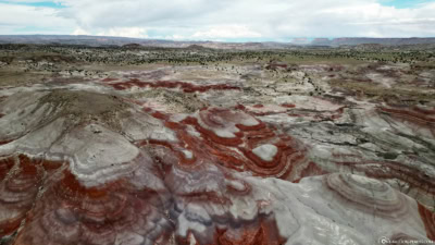 Bentonite Hills in Utah