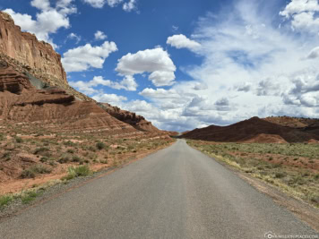 Scenic Drive im Capitol Reef NP