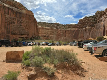 Parkplatz am Cassidy Arch Trailhead