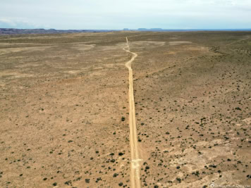 Straße zum Moonscape Overlook