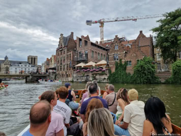 Boat trip through the Ghent canals