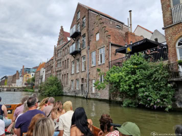 Boat trip through the Ghent canals