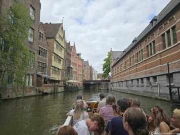Boat trip through the Ghent canals