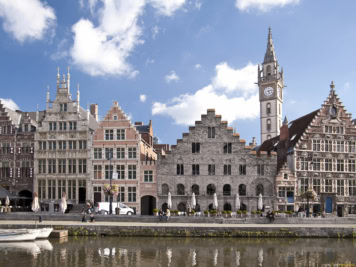 Graslei with Korenstapelhuis
