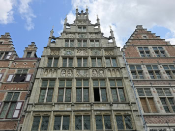 The Graslei in Ghent