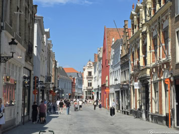 Einkaufsstraße in Brügge