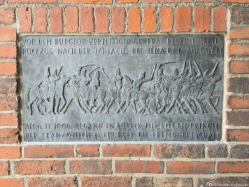 Tafel am Burgtor