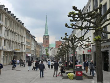 Fußgängerzone in Lübeck