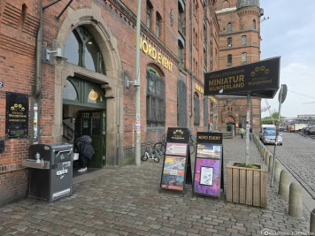 Eingang Miniatur Wunderland in der Hafencity