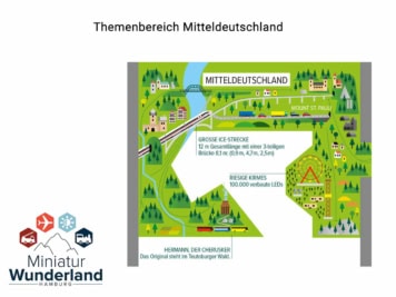 Plan vom Themenbereich Mitteldeutschland