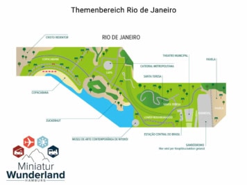 Plan vom Themenbereich Rio de Janeiro