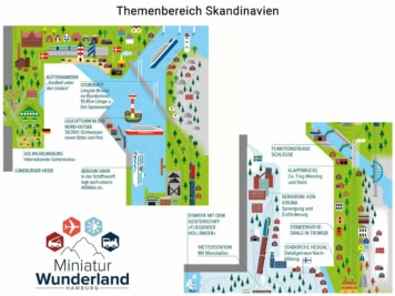 Plan vom Themenbereich Skandinavien