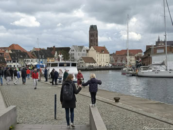 Old harbor in Wismar