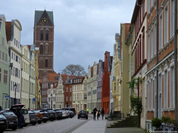 The historic Lübsche Straße