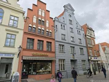 Historic street behind the town hall