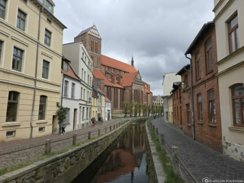 The Grube - watercourse through Wismar's old town