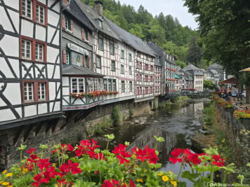 Fachwerkhäuser an der Rur