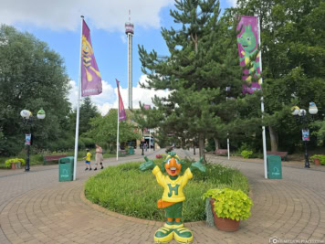 Eingang zum Plopsaland Deutschland