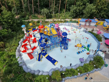 Super Wings Wasserspielplatz