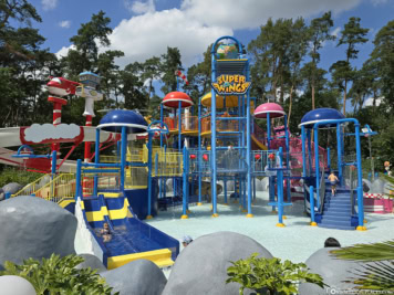 Super Wings Wasserspielplatz