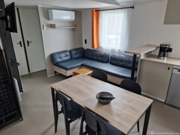 Dining and living room