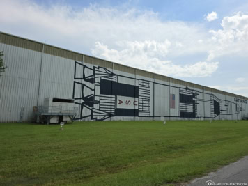Halle der Saturn V-Rakete