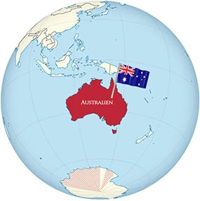Australien Globe