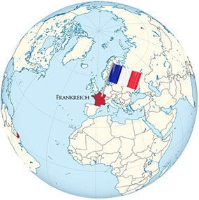 Frankreich Globe