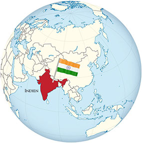 Indien Globe