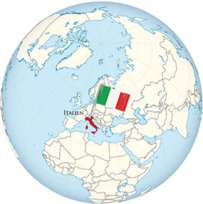 Italy Globe