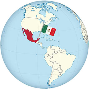 Mexico Globe